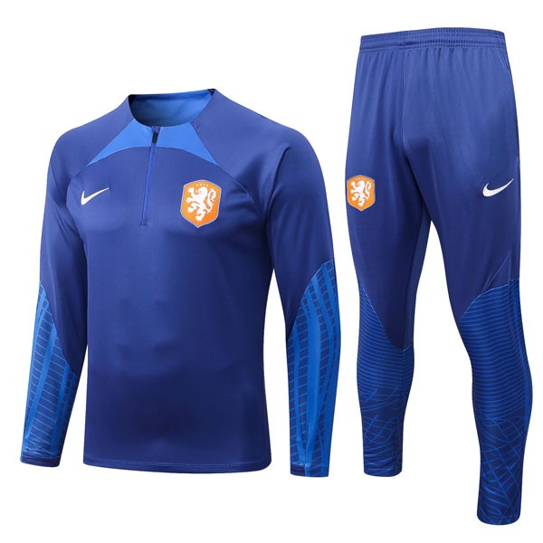 Trainings-Sweatshirt Niederlande 2023 Blau
